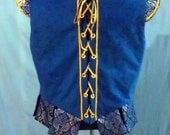 READY TO WEAR Mens Renaissance Doublet Jacket Costume,  Mardi Gras, Large Size