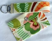 Mini Wallet and Key Fob Set in Heather Bailey Groovy Orange and Amy Butler (see shop annc. for free shipping offer)