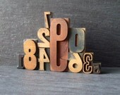 Vintage Letterpress Number Set - The One With The Deco 9