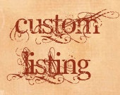 CUSTOM LISTING for HEATHER