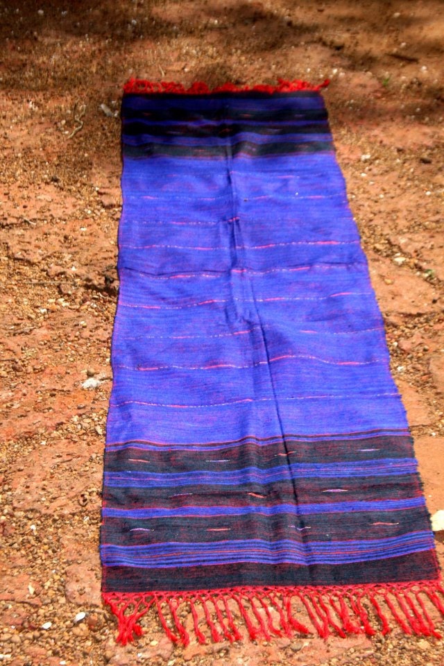 Wild silk handwoven scarf