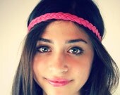 braided hippie elastic headband headpiece
