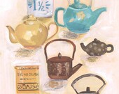 Teapots Archival Print