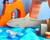 Wooden Toy - Shark, Mermaid Tales Series / Waldorf Toys