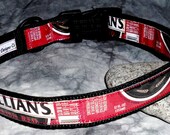 Adjustable Dog Collar from recycled Killian's Irish Red Beer Labels