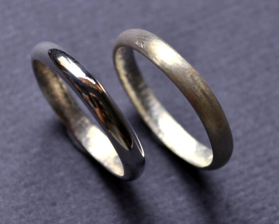 Hers And Hers Wedding Band Set Wedding Rings By Epheriell
