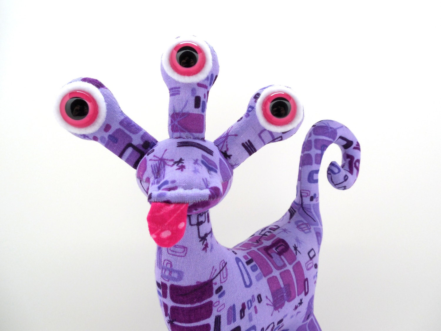 Dragon Plush, Purple Cute Monster Toy by Adopt an Alien named Shelbee