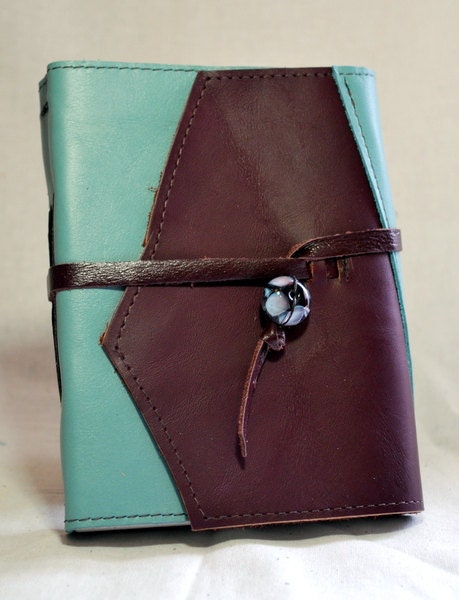 Aqua Medium Leather Journal