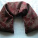Spearmint, Lavender and Chamomile Flaxseed Neck Wrap - Flax seed pillow - Microwavable Heat Pack - Pillow or Heating Pad