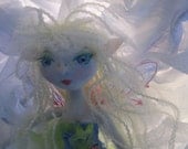 WATER FAERIE, Original Kaerie Faerie soft sculpture doll,ooak