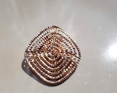 Summer Sale Vintage gold Scarf Dress Clip WESTERN GERMANY