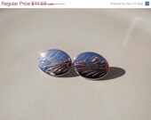 On Sale Sarah Coventry Silver earrrings clip on Vintage