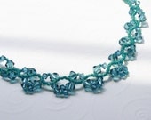 Bead Kit and Tutorial for Crossweave Crystal Necklace Beginner to Advanced Bead Weaver