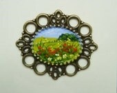 Original Miniature Oil Painting Dollhouse Art  OOAK by Sandie Coe