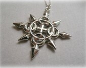 Axel's Chakram Pendant Sterling silver