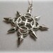 Axel's Chakram Pendant Sterling silver