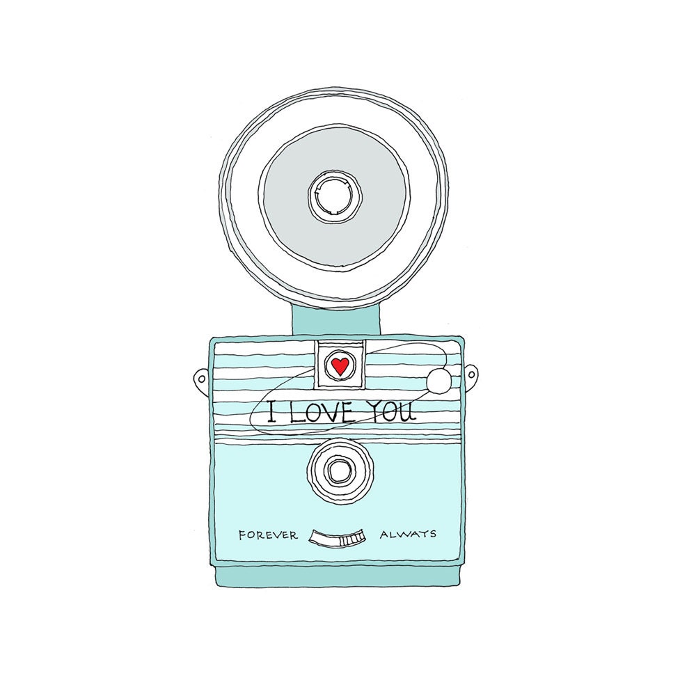 Camera - Valentine Love Card
