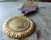 Antique Greenfield Massachusetts Sesqui-Centennial Medallion