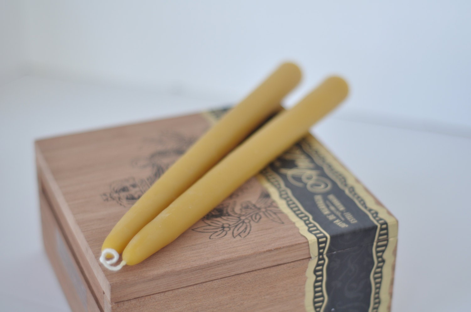 Beeswax Taper Candles 8" Eco Natural Home Decor