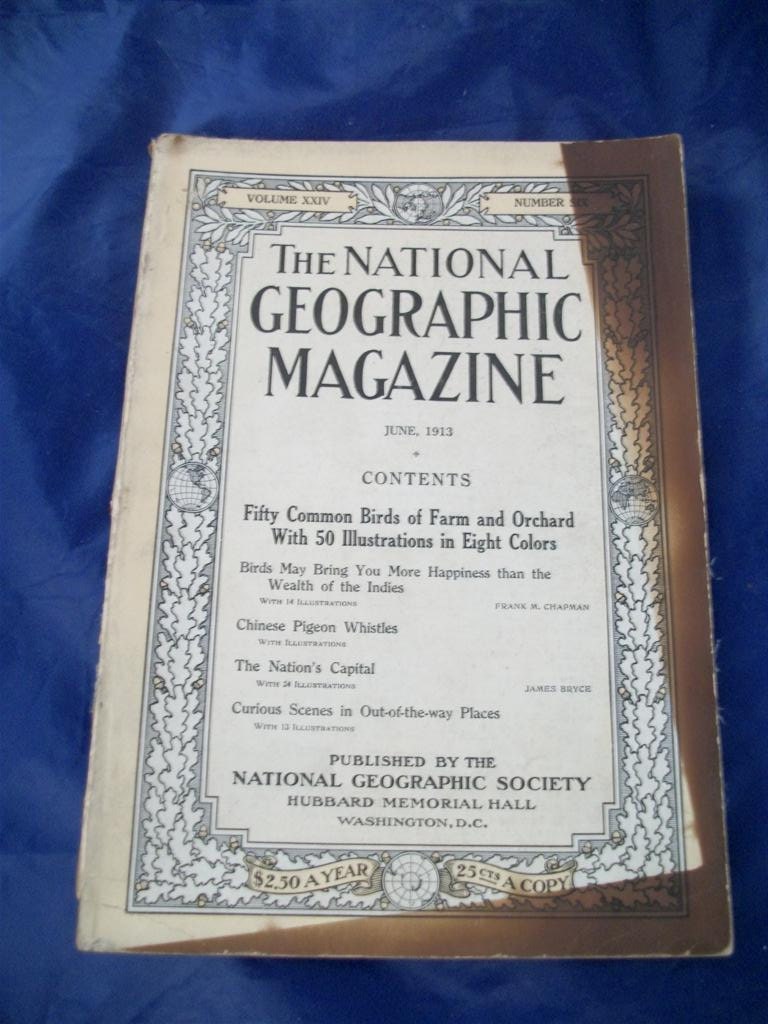 June 1913 National Geographic Magazine