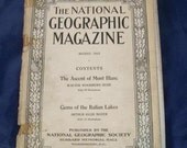 August 1913 National Geographic Magazine
