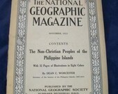 November 1913 National Geographic Magazine