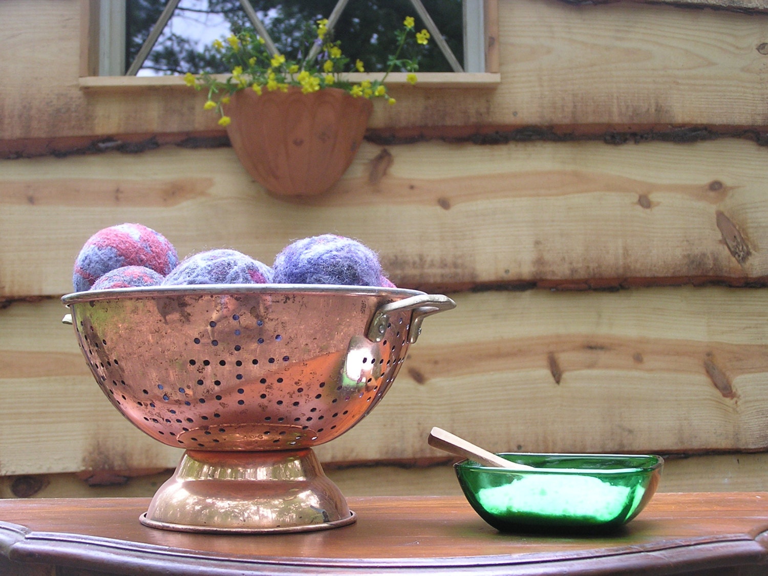 Natural Laundry Felted Wool Dryer Balls