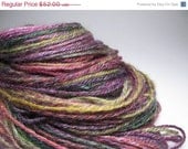 INVENTORY SELL DOWN Technicolor, Hand Dyed, Handspun, Navajo Plied, Romney, Bamboo and Mulberry Silk, Over 215 Yards