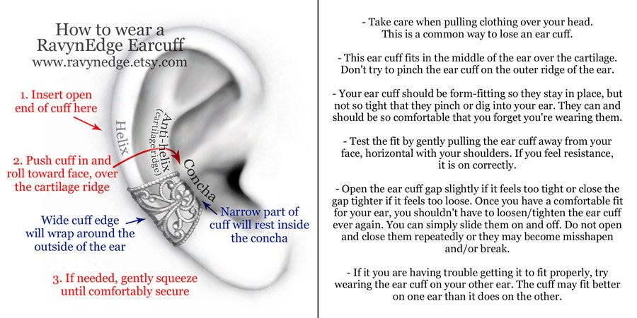 Soft Whispers - Silver Filigree Ear Cuff