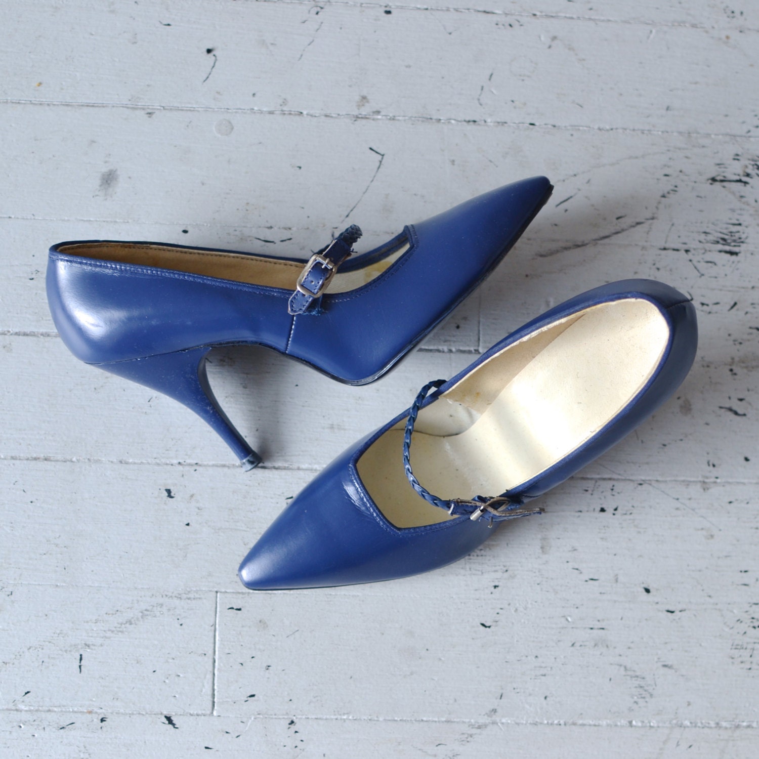 1950s shoes / vintage 50s mary janes / Atlantic heels