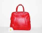 Vintage Tote Red Retro Tourister