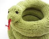 Knitted Toy Python Snake