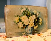 Shabby Chic Pink Floral Tin