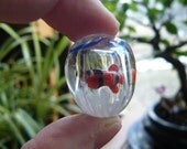 Sale - Lampwork focal bead clown fish in a bubble