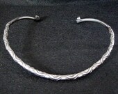 IRON TORC Ethnic ancient tribal wrought iron age craftsman made Necklace celtic