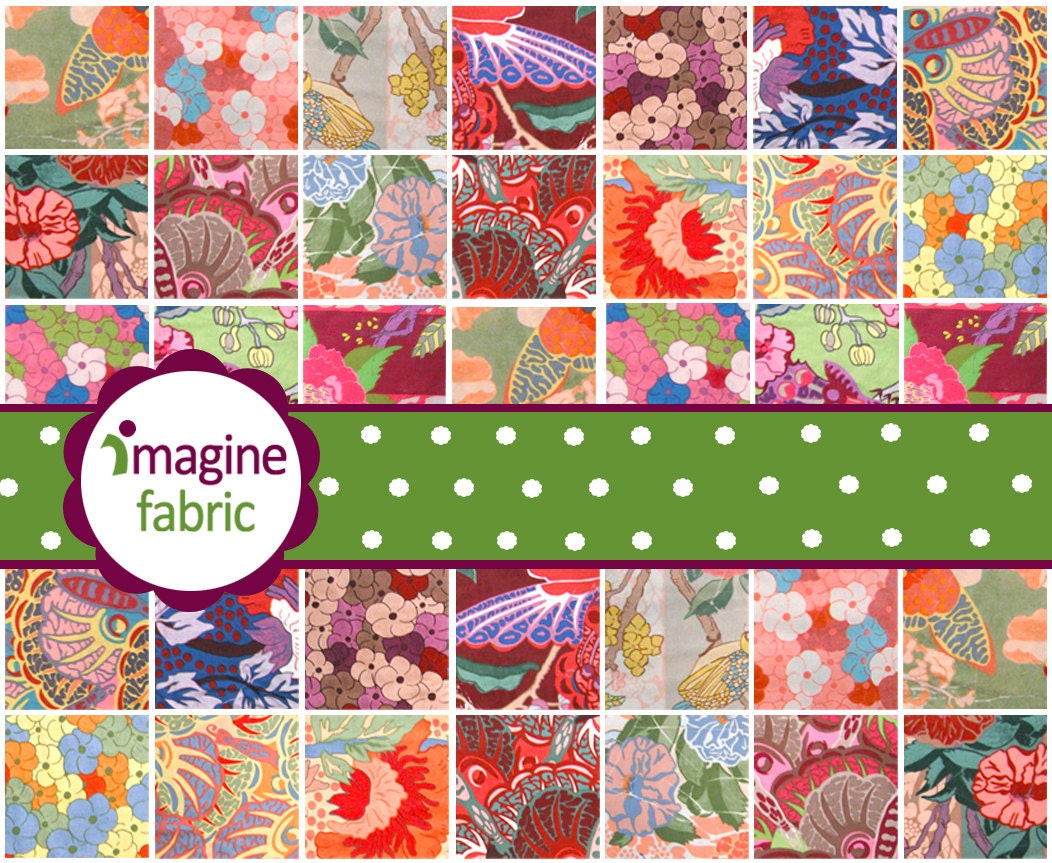 Charm Pack Quilt Squares Melissa White Fabric Fairlyte Garden Collection 34 - 5 inch Fabric Squares