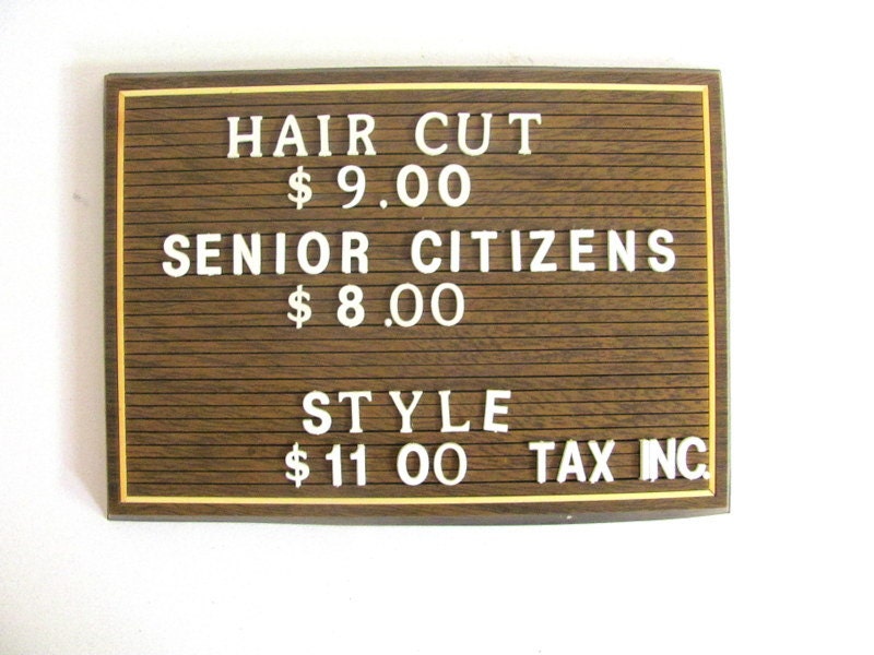 vintage Barber Sign