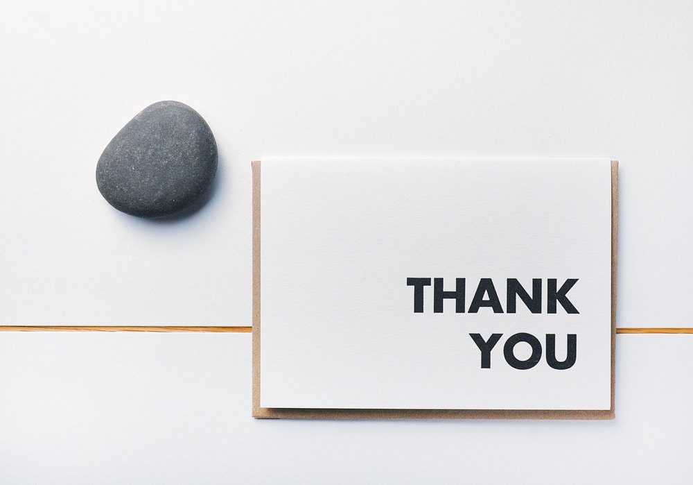 The Simple Thank You - Set of Note Cards