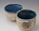 Birch and Blue Bowl Set