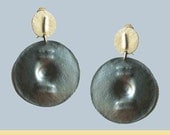 Lighter than Air,Biba Schutz Space Age Minimalist Earrings,Vintage Jewelry,Women