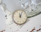 Vintage Westclox Baby Ben Alarm Clock - Shabby Rustic Cottage Farmhouse