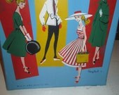 Vintage 1961 Barbie Ponytail collection Case. Blue