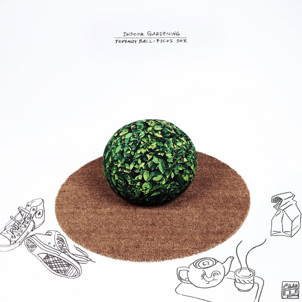 Topiary ball beanbag chair - ficus small