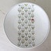 Triangle Patterned Ceramic Handmade Serving Plate (2nd)