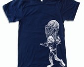 Men's Jellyfish DIVER t shirt american apparel S M L XL (17 Color Options)