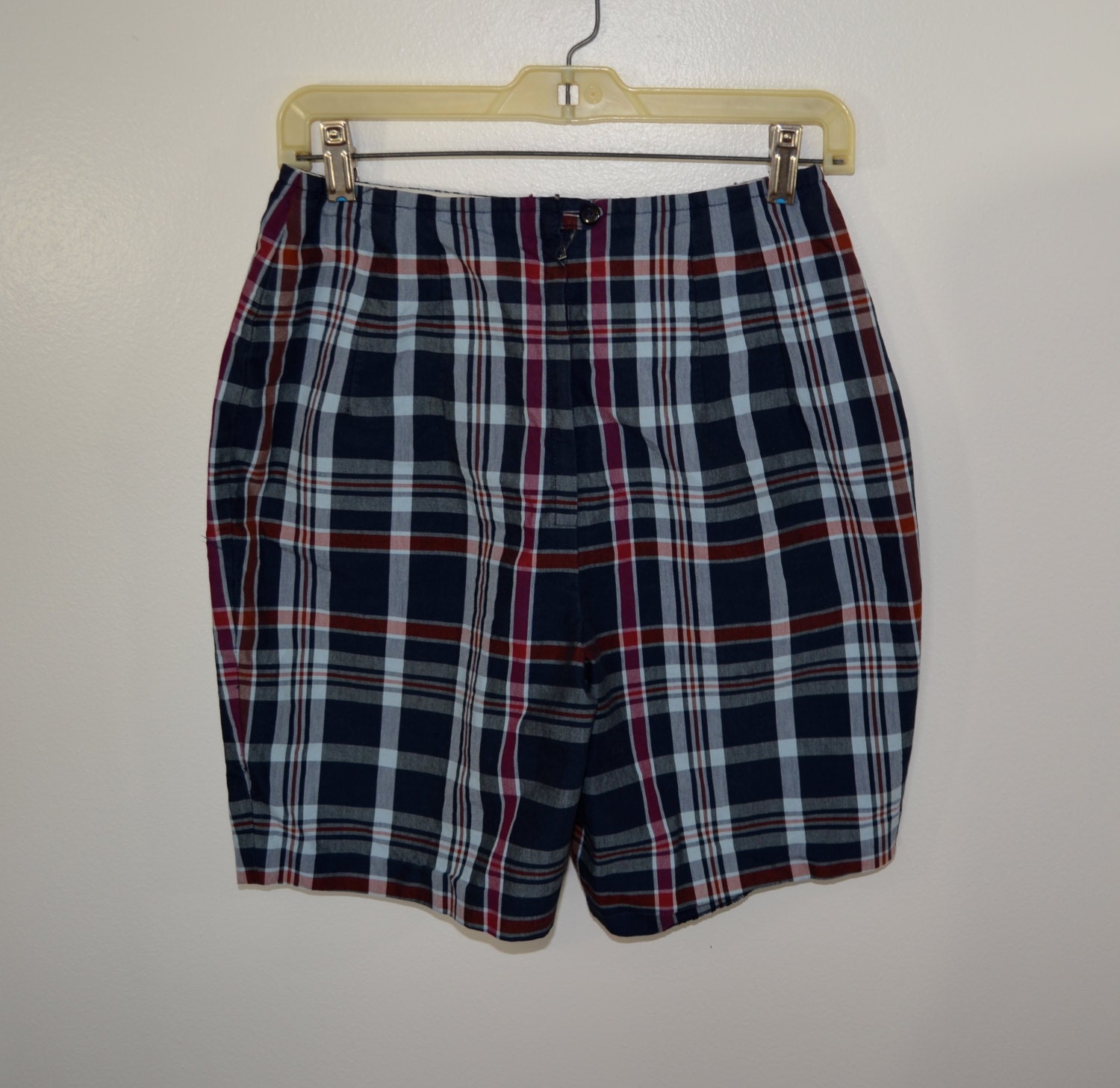 Vintage Country Set Ladies PLAID Shorts 1960's