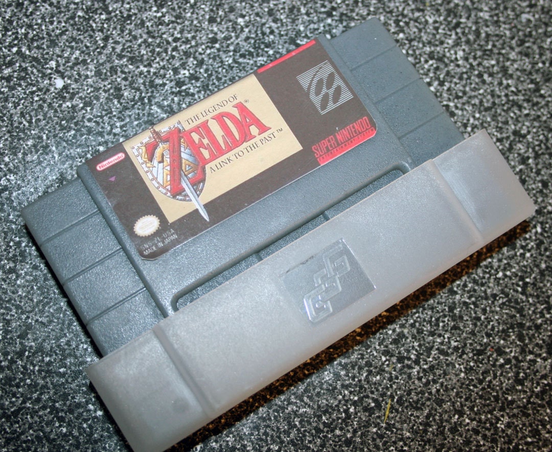 SOAP with dust cover Zelda: Link to the Past cartridge parody, Vanilla Select scent