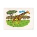 The Giraffe. Vintage 1970s Children's Book Print. 5" x 7". Ready to Frame. (No. 1110)