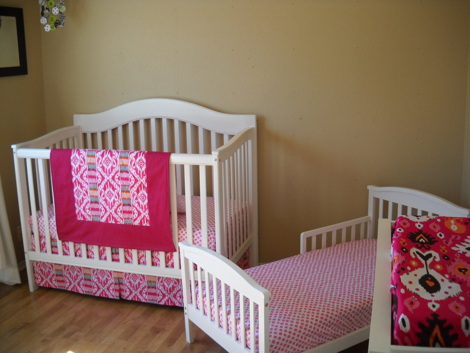 Picture Frame Baby / Toddler Quilt Blanket -  100s of Designer Fabrics to Choose From,  by Cottage Belles