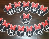 Mickey and Minnie Mouse Birthday Party Banner by The Birthday House